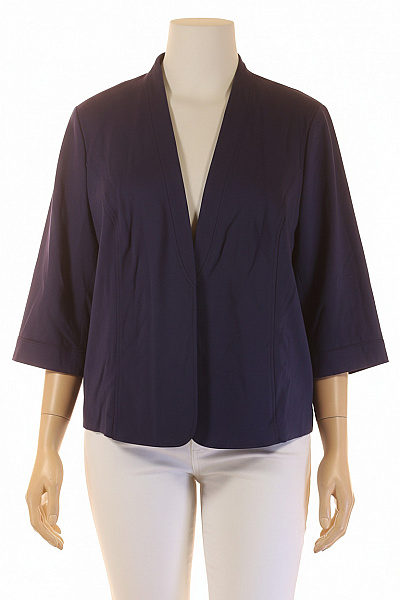 Ulla Popken Dámské Blejzr Modrý Vel. 52