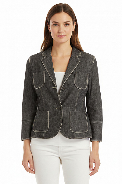 S.OLIVER Dámské Blejzr Šedý Vel. 46