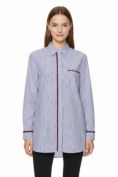 ZARA Dámská Košile Modrá Vel. XS