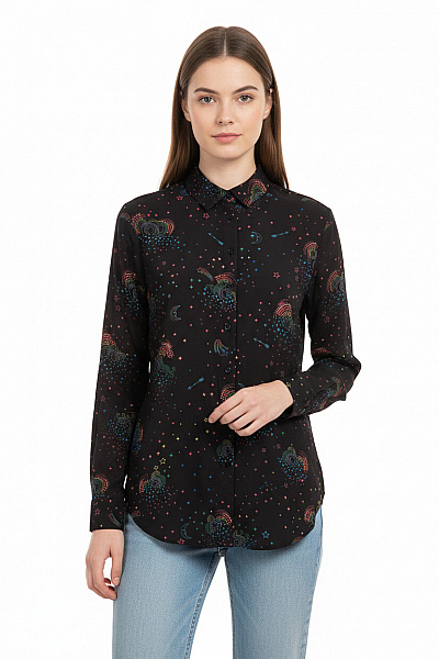 Warehouse Dámská Košile Černá Second Hand Vel. S