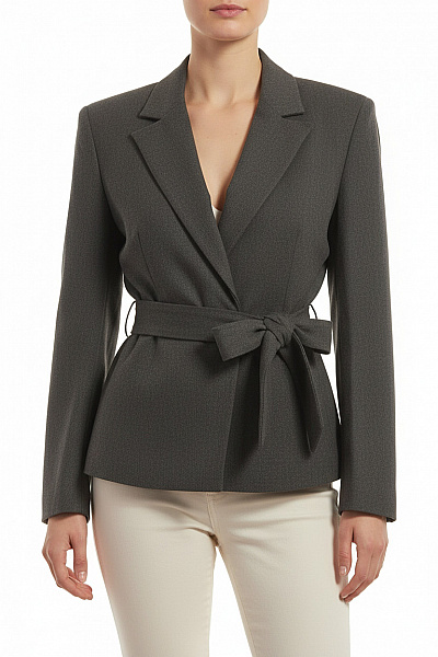 Dámské Sako Šedé ZARA Second Hand Vel. S