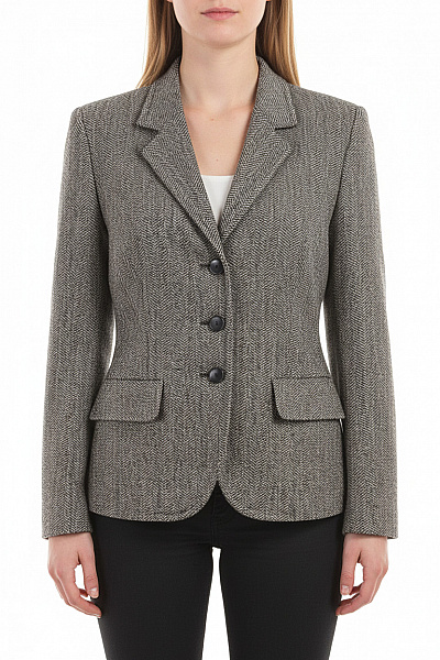 Christian Berg Teplé Dámské Sako Vlněné Šedé Vel. 34