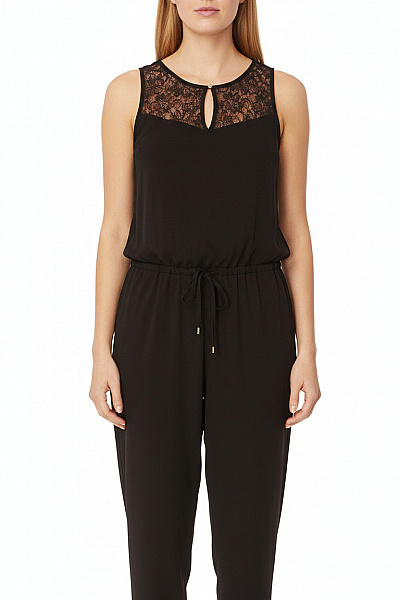 Letní Dámský Overal Černý JUNAROSE Vel. L