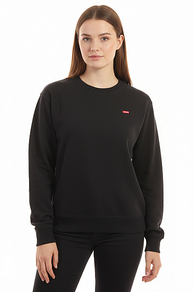 LEVIS Dámská černá Mikina Crewneck S Dlouhým Rukávem Levi's Velikost M