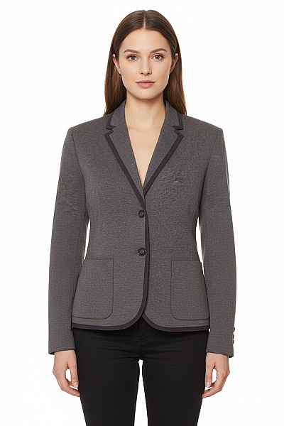 Gap Dámský šedý Blejzr Vypasovaný Ležérní Elegantní Na Běžné Nošení Velikost 42