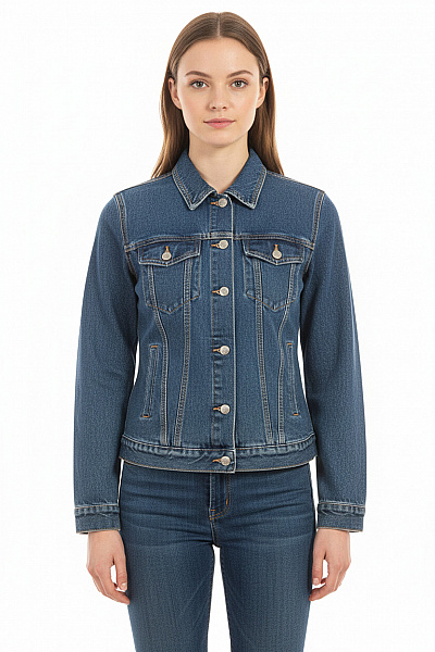 PULL&BEAR Dámská Bunda Modrá Vel. XS