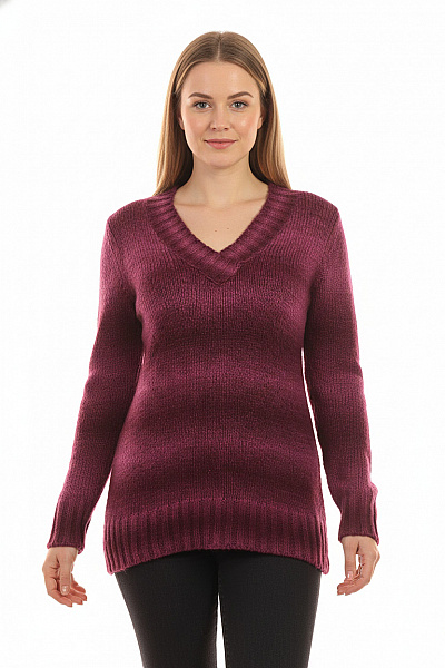 Pulovr Do Véčka Pruhovaný Třpytivý Pletený Vel. L