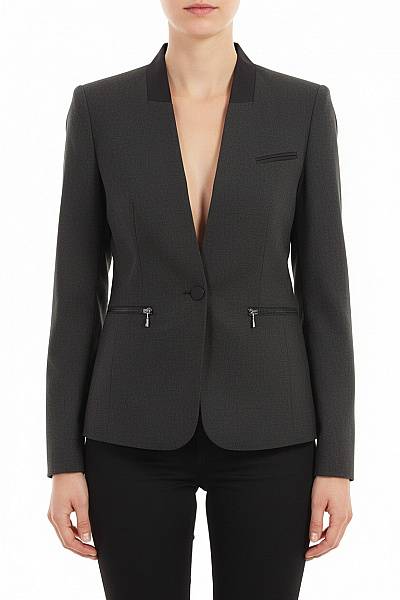 Dámské Sako Černý TAIFUN Vel. 34