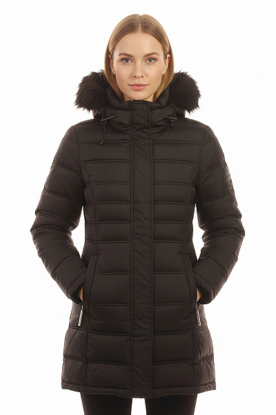 SUPERDRY Dámská Bunda Černá Second Hand Vel. 36