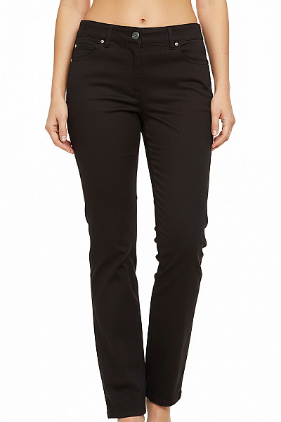 Dámské Kalhoty Rovné Černé BONITA Vel. 38