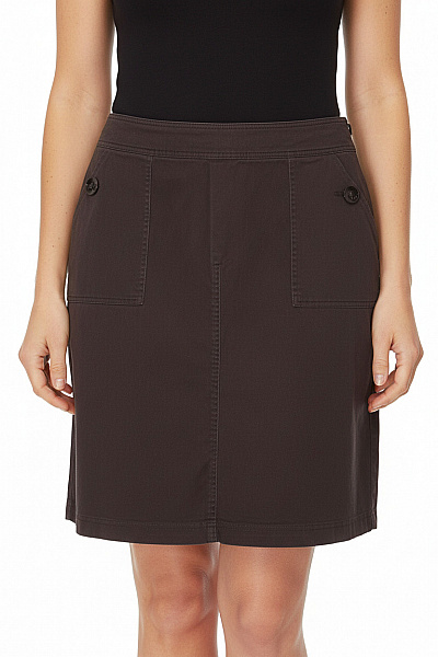 Džínová  Sukně Černá Wallis