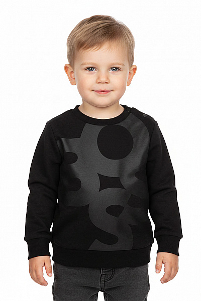 Hugo Boss Chlapecká Mikina Černá