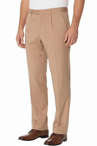 Společenské Pánské Kalhoty Béžové Bruuns Bazaar Vel. 52