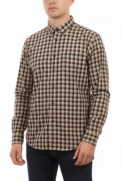 LAWRENCE GREY Pánská Dlouhý Rukáv Kostkovaná Košile Ležérní Regular Fit Vel. 43/44