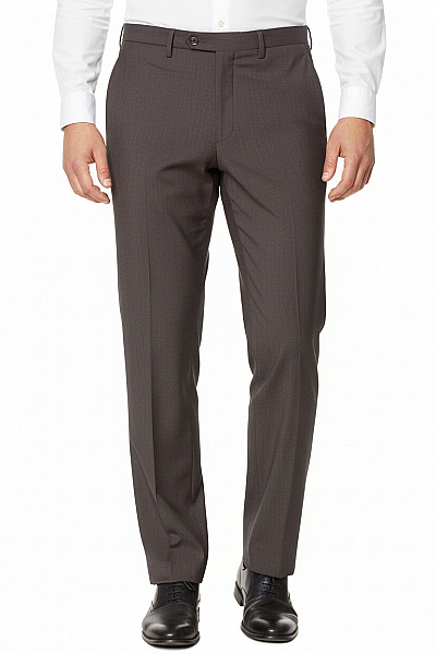Společenské Pánské Kalhoty Vlněné Šedé Vel. 50