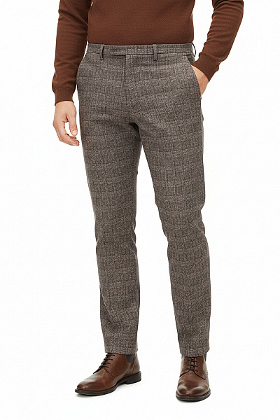 CINQUE Společenské Pánské Kalhoty Šedé