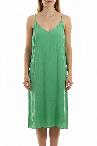 Dámská Košilka Zelená Saténová Velikost 42