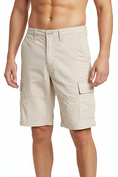 JACK & JONES Pánské Kraťasy S Kapsami Béžové Vel. M