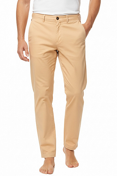 Scotch & Soda Pánské Bavlněné Chino Kalhoty Volnočasové Rovné S Kapsami Vel. 34/32