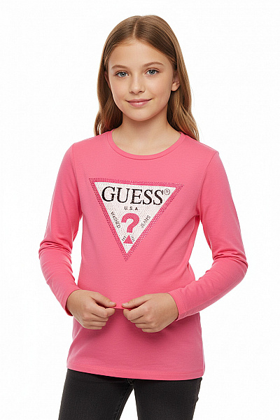 Dívčí Tričko Růžová Guess