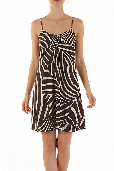 Letní šaty Na Ramínka Se Zvířecím Vzorem Vel. XS