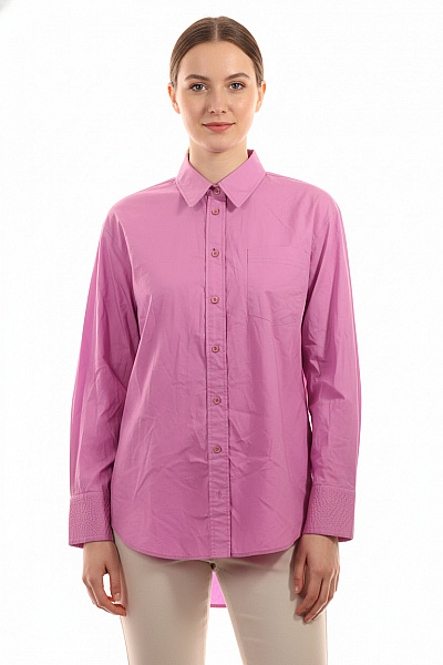 GANT Dámská Bavlněná Košile Dlouhý Rukáv Růžová Volná Ležérní Vel. 38