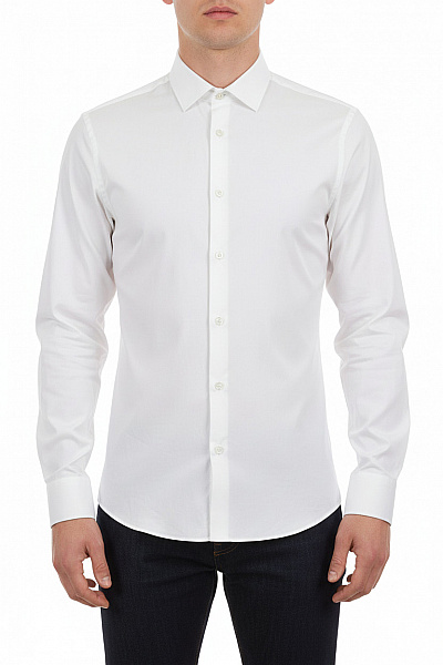 Scotch & Soda Pánská Bavlněná Košile Bílá Elegantní Slim Fit Dlouhý Rukáv Vel. M