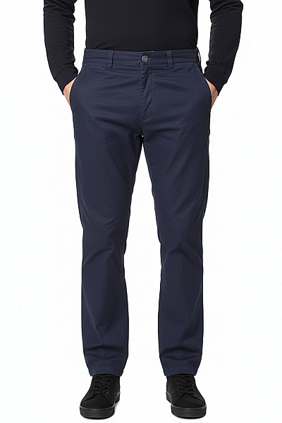 Stone Island Pánské Tmavě Modré Rovné Kalhoty Volnočasové Látkové S Kapsami Vel. 33