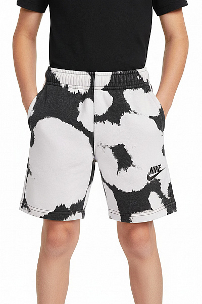 Nike Dětské Kraťasy Vzor Kravská Kůže Elastický Pas Velikost S