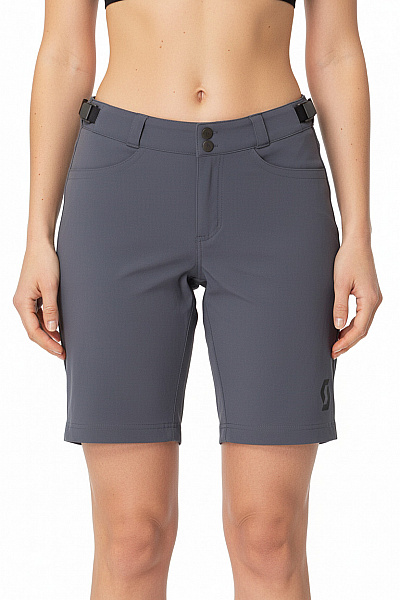 Dámské Sportovní Outdoorové Kraťasy šedé Volné S Kapsami Vel. Xs