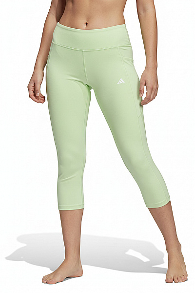 ADIDAS Dámské Sportovní Tříčtvrteční Legíny S Kapsami Na Cvičení Pohodlné Velikost L