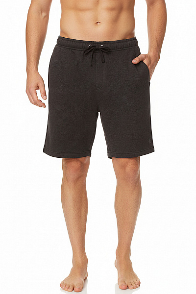 French Connection Pánské Tmavě šedé Teplákové Kraťasy S Mašlí A Logem Vel. L