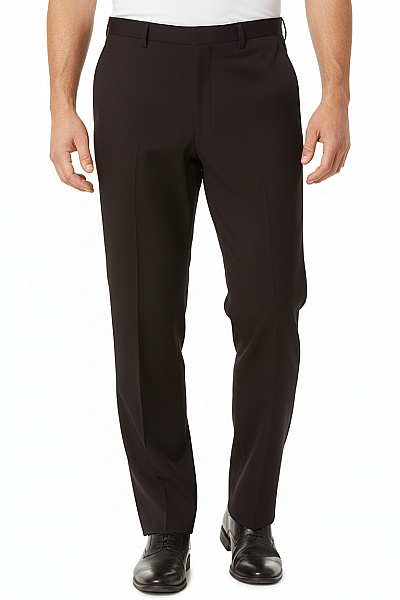 Hugo Boss Pánské Tmavě Hnědé Oblekové Kalhoty Rovné Elegantní Business Vel. 102