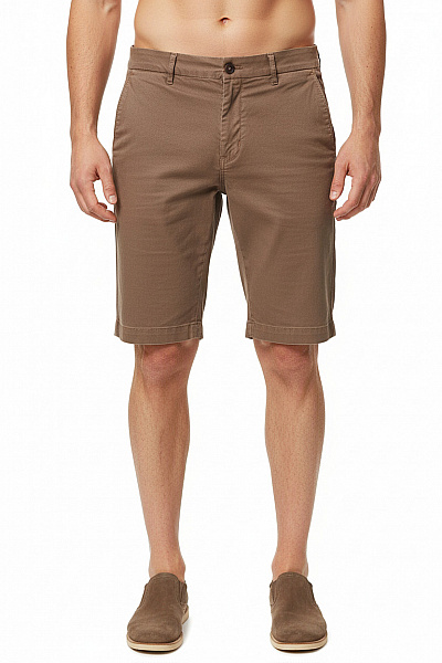 CENSURED Hnědé Volnočasové Kraťasy S Kapsami Ležérní Krátké Velikost 36