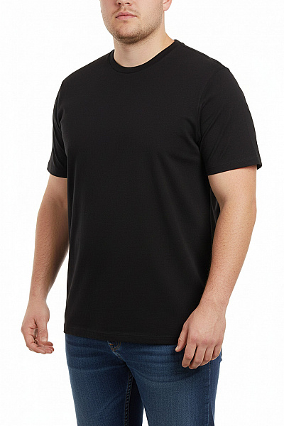Calvin Klein Pánské černé Tričko Basic S Krátkým Rukávem A Kulatým Výstřihem Vel. 2xl