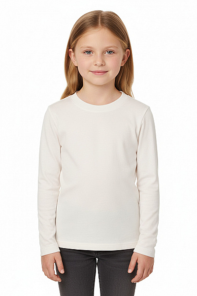 Reserved Dívčí Tričko Dlouhý Rukáv Bílé Vel. 122/128