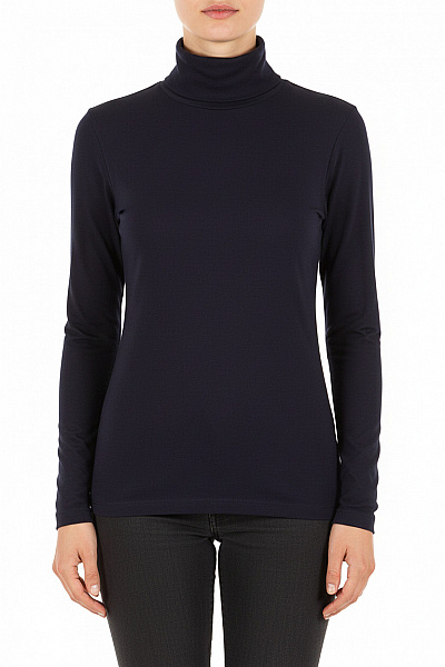 Esmara Dámský černý Basic Rolák Dlouhý Rukáv Jednobarevné Slim Fit Vel. 44/46