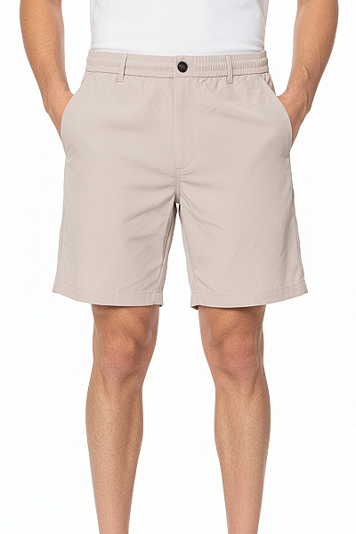 ARMANI Pánské Béžové Kraťasy Volnočasové Ležérní Krátké Se Zipem S Kapsami Vel. 50