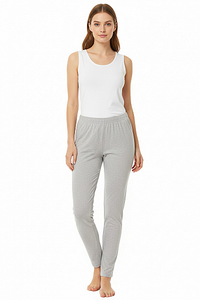 Mey Dámské šedé Pyžamové Kalhoty Volný Střih Pohodlné Vel. S