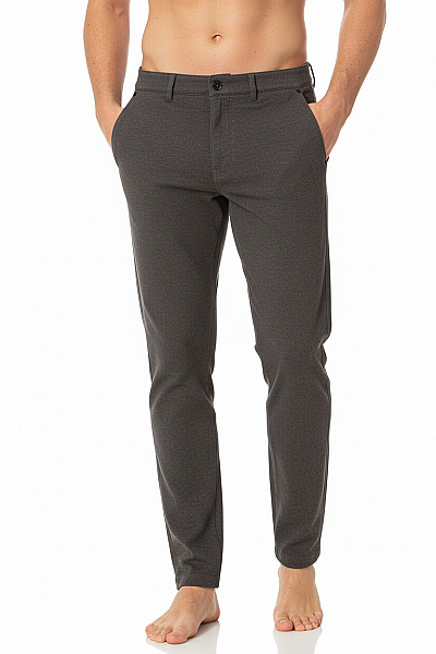 BRAX Pánské Rovné Volnočasové Tmavě Hnědé úpletové Kalhoty S Kapsami Vel. 32/32