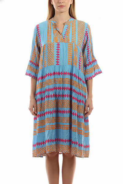 Miss Goodlife Dámské Letní šaty Boho Volné S Potiskem Vel. L