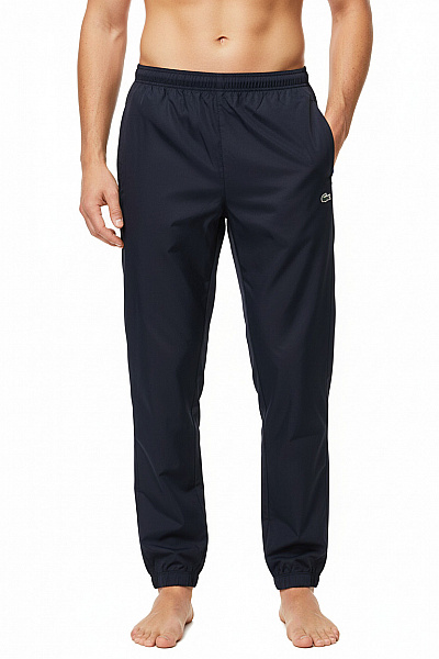 LACOSTE Pánské Tmavě Modré Sportovní Tepláky Volnočasové S Logem Velikost L