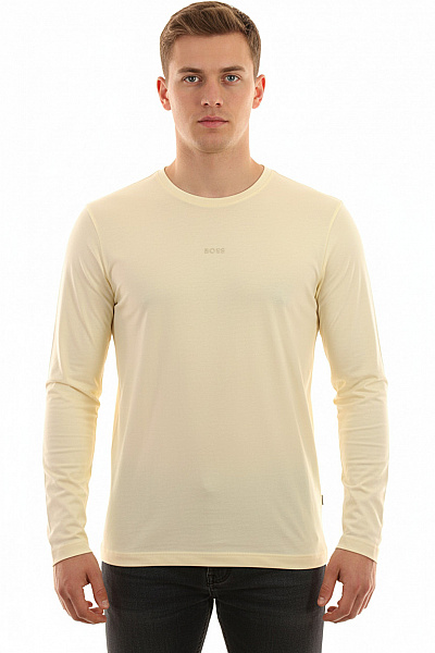 Pánské Tričko Béžové Hugo Boss