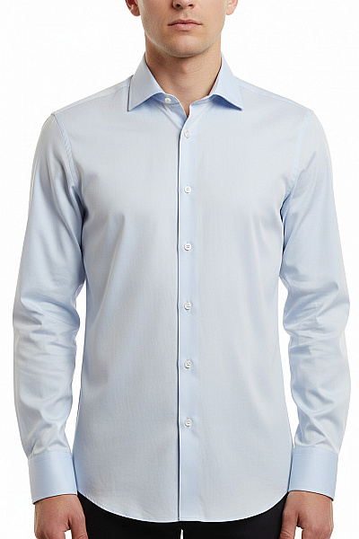 Hugo Boss Pánská Košile Světle Modrá Dlouhý Rukáv Elegantní Business Regular Fit Vel. 41