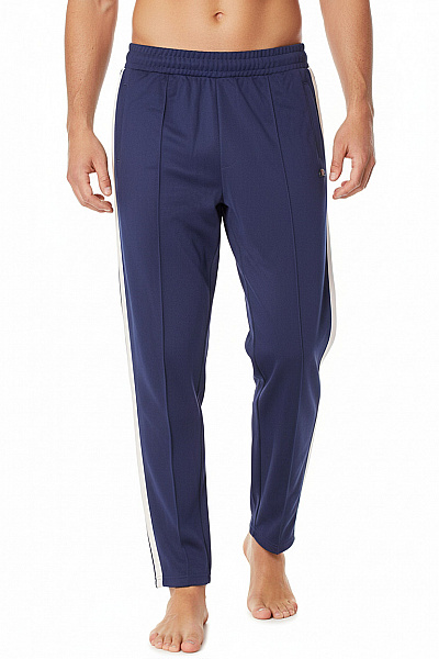 Ellesse Pánské Tmavě Modré Sportovní Tepláky S Bílým Pruhem Ležérní S Kapsami Velikost Xxl