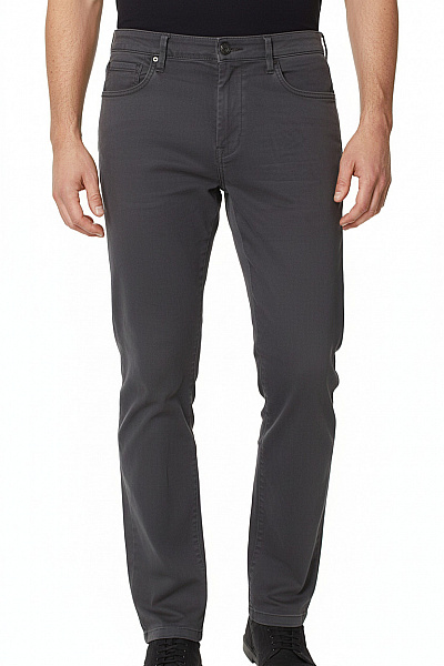 Pepe Jeans Pánské Chino Slim Fit Tmavě šedé Volnočasové Kalhoty S Kapsami Vel. 33/32