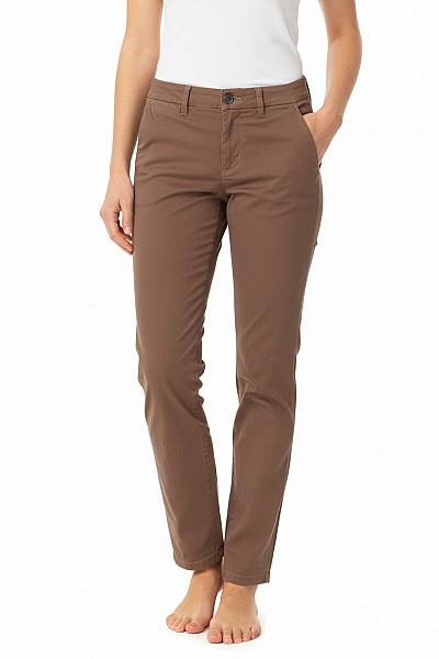 Marc O´Polo Rovné Chinos Volnočasové Hnědé S Kapsami Ležérní Dlouhé Vel. M