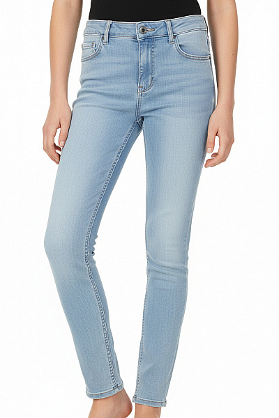 Dívčí Džíny Světle Modré Skinny Zúžené Světlý Letní Velikost 152