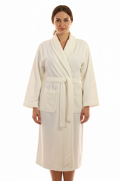 Calvin Klein Dámské župany Froté Bílé Klasický Vázaný Dlouhý Vel. Xs/s