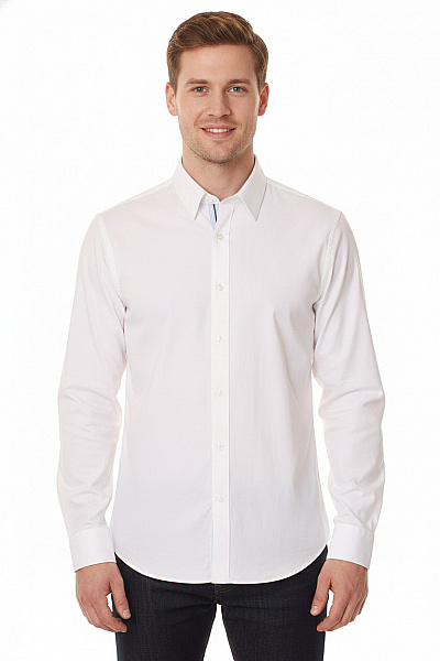 Ben Sherman Pánská Bílá Košile Business Elegantní Bavlna Vel. L